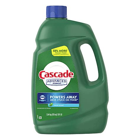Cascade Dishwasher Detergent Fresh Scent 354 Kg Líquido Selectos