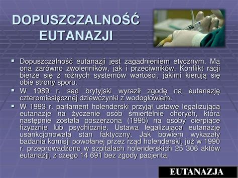 PPT EUTANAZJA CZYLI ZABAWA W BOGA PowerPoint Presentation Free