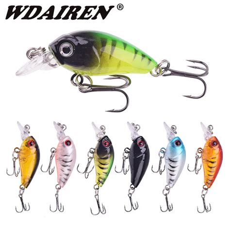 Pcs Crazy Mini Wobbler Topwater Fishing Lures Mm G Isca