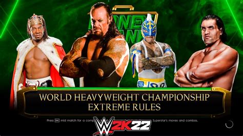 WWE 2K22 The Undertaker VS Rey Mysterio VS Khali VS King Booker