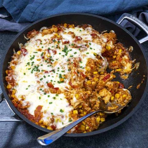 Easy Cheesy Mexican Rice With Chicken Pudge Factor