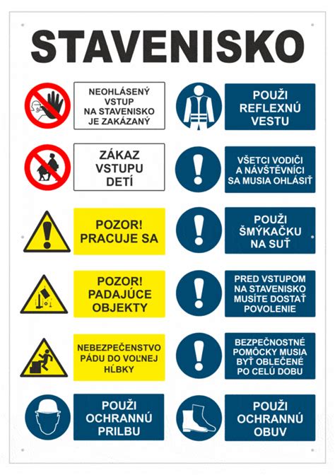 Bezpečnostná tabuľa – stavba 4 | KRIŽAN - safetyshop