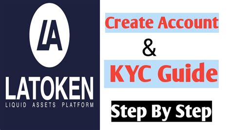 How To Create Account And Full Kyc Of Latoken Tier Kyc Guide Youtube