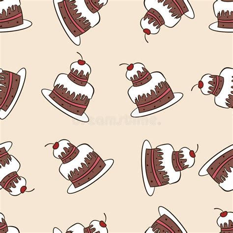 Chocolate Pattern Printing Stock Illustrations 669 Chocolate Pattern