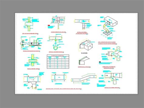 Dettagli Del Condotto Dell Aria Condizionata In AutoCAD Libreria CAD