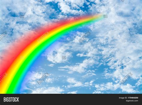 Wallpaper Clouds Sky Rainbow