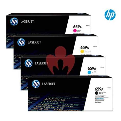 HP W2010A W2011A W2012A W2013A Toner Cartridge 659A X 4 Pack Genuine