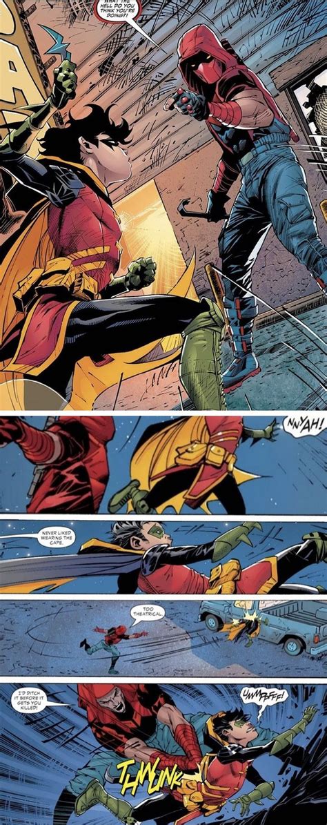 Jason Todd Vs Damian Wayne Batman Red Hood Jason Todd Red Hood Bat