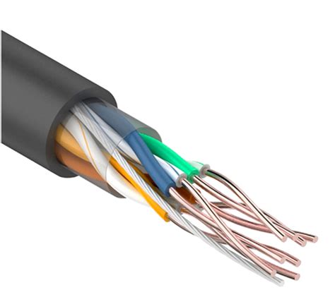 UTP4-ST(PR), LAN кабель витая пара Cat.5E, 8 пров. многож.24AWG Rexant ...