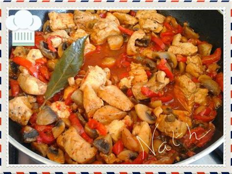 Recettes De Fricassée De Poulet De Délice Et Saveur De Nath