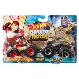 Hot Wheels Monster Truck Demolition Doubles Iron Man Vs Thanos