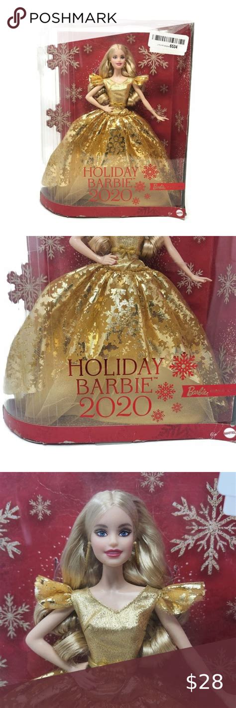 Holiday Barbie 2020 Signature Doll Blonde Hair Blue Eyes Gown Collector Mattel Blonde Hair