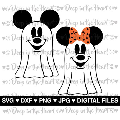 Mickey Halloween Ghost Svg Etsy Israel