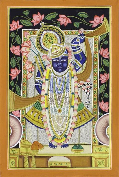 Buy Pichwai Painting Shreenathji Darshan Indian Art Hand Painted On