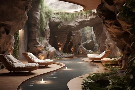 Premium Ai Image Concept Of Relaxation In Wellness Retreats With