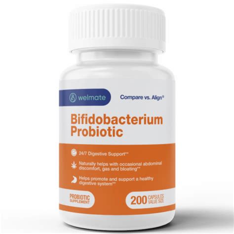 Welmate Bifidobacterium Probiotic Count Capsules Digestive