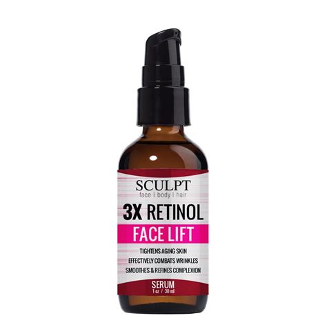 Sculpt 3x Retinol Facelift Facial Serum 1oz 30ml