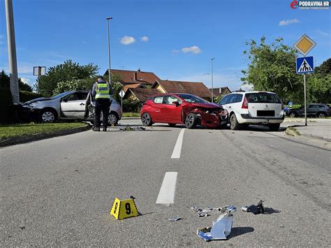 FOTO VIDEO TEŠKA NESREĆA Tri automobila sudarila se u Čakovečkoj ima