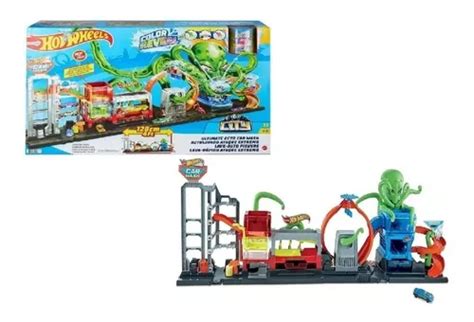 Autolavado Ataque Extremo Hot Wheels City Octupus Pulpo Meses Sin Intereses