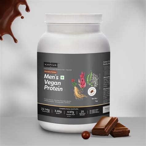 Kapiva Chocolate Flavour Vegan Protein Powder 1000 G Jiomart