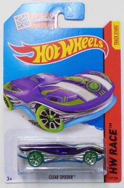 駿河屋 CLEAR SPEEDER パープル Hot Wheels HW RACE CFM D B ホット