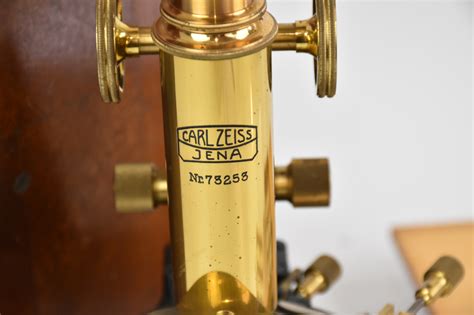 Lot 1126 Carl Zeiss Jena A Cased Microscope