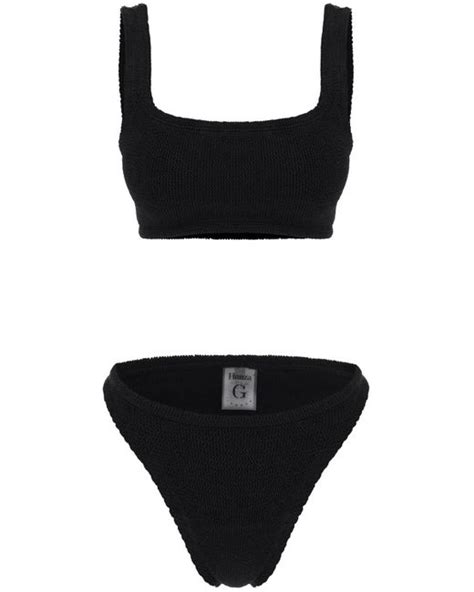 Hunza G Xandra Bikini Set In Black Lyst Uk
