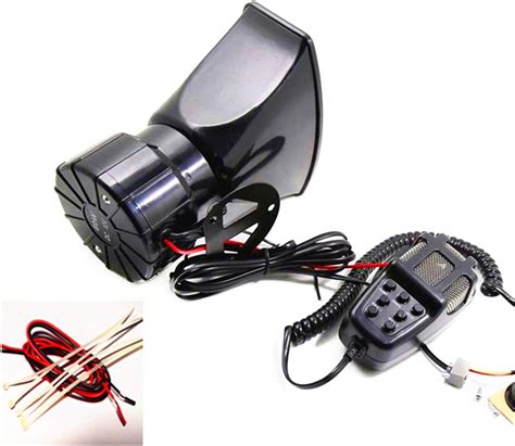 Yiyda Car Horn Siren Alarm Tone Sound W With Mic Pa Speaker System