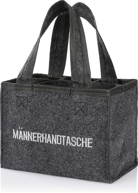 Nordstern Männerhandtasche aus Filz mit 6 Fächern 24 x 15 cm Amazon