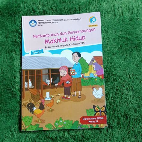 Jual ORIGINAL BUKU TEMATIK TERPADU PERTUMBUHAN DAN PERKEMBANGAN MAKHLUK