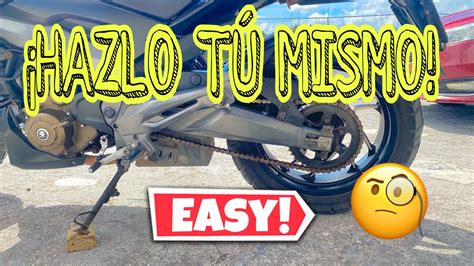 Como Ajustar La Cadena De Mi Moto YouTube