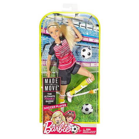 Кукла Барби Футболистка Я могу быть Barbie Careers Made to Move Soccer ...
