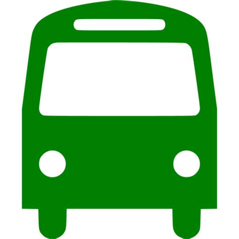 Green bus icon - Free green bus icons