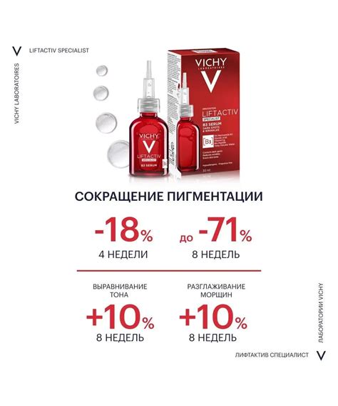 VICHY Сыворотка против пигментации и морщин комплексного действия с ...