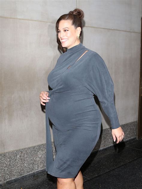 Pregnant ASHLEY GRAHAM Arrives at Today Show in New York 10/30/2019