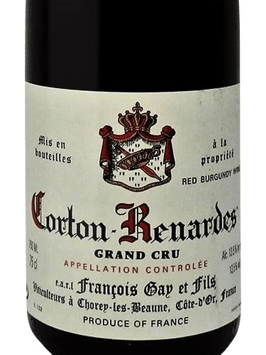 Francois Gay Et Fils Corton Renardes Grand Cru Vivino Brasil
