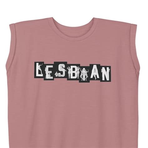 Lesbian Pride Muscle Shirt Etsy