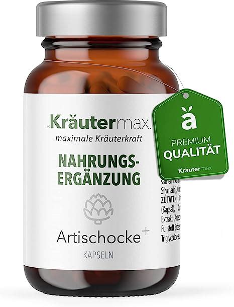 Neu Kr Utermax Artischocken Kapseln Artischockenextrakt Hochdosiert