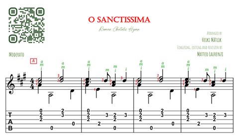 O Sanctissima A Roman Catholic Hymn Sheet Music Tab Pdf