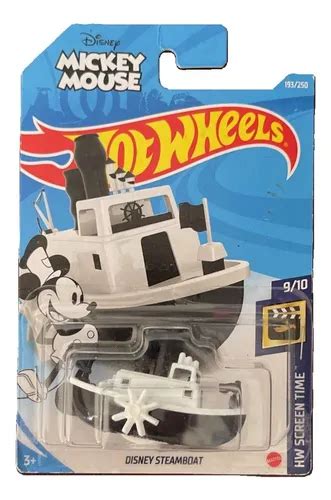 Hot Wheels Disney Steamboat Mickey Mouse Hw Screen Time Multicolor Mercadolibre