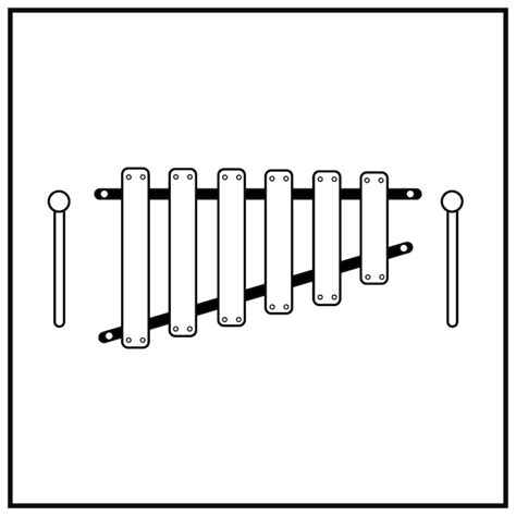 Premium Vector Xylophone Musical Instrument Illustration Vector