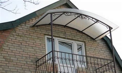 Козырек над балконом (78 фото) » НА ДАЧЕ ФОТО