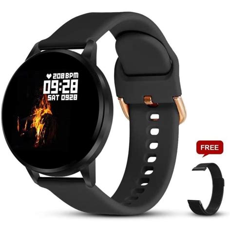 GOKOO Montre Connectée Femmes Homme Smartwatch Sport Bracelet Connecté