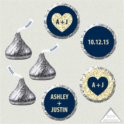 Free Printable Hershey Kiss Stickers