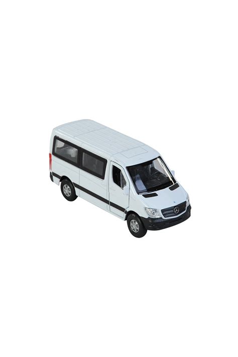 Welly Mercedes Sprİnter MİnİbÜs Camli Metal KÜÇÜk Araba Beyaz