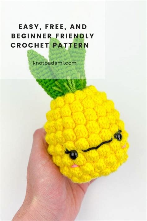 Popular Pineapple Crochet Pattern Pineapple Crochet Crochet Fruit