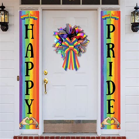 Hying Arcos Grandes Del Orgullo Gay Para Corona Arco Iris Del Mes Del Orgullo LGBTQ Para Puerta