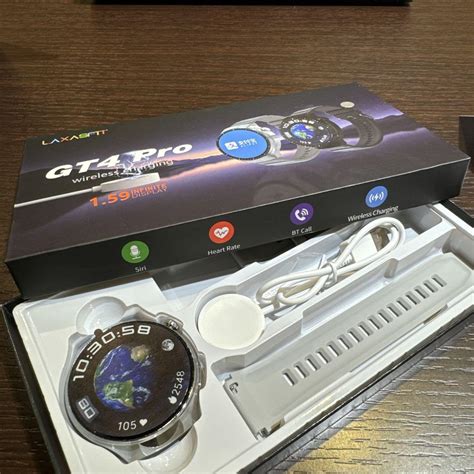 LAXASFIT GT4 Pro スマートウォッチ 1.59インチ - メルカリ