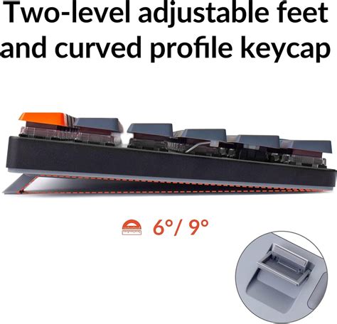 Keychron K Low Profile Hot Swap Optical Rgb Brown Switch Eng Cyrillic Keyboard Black Veli