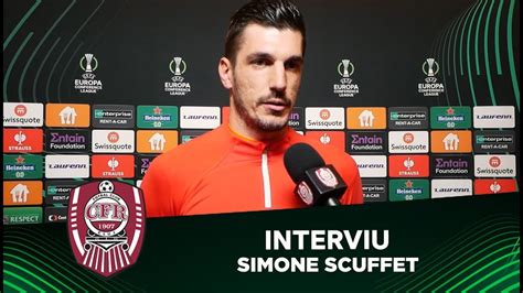 Slavia Cfr Cluj Interviu Simone Scuffet Youtube